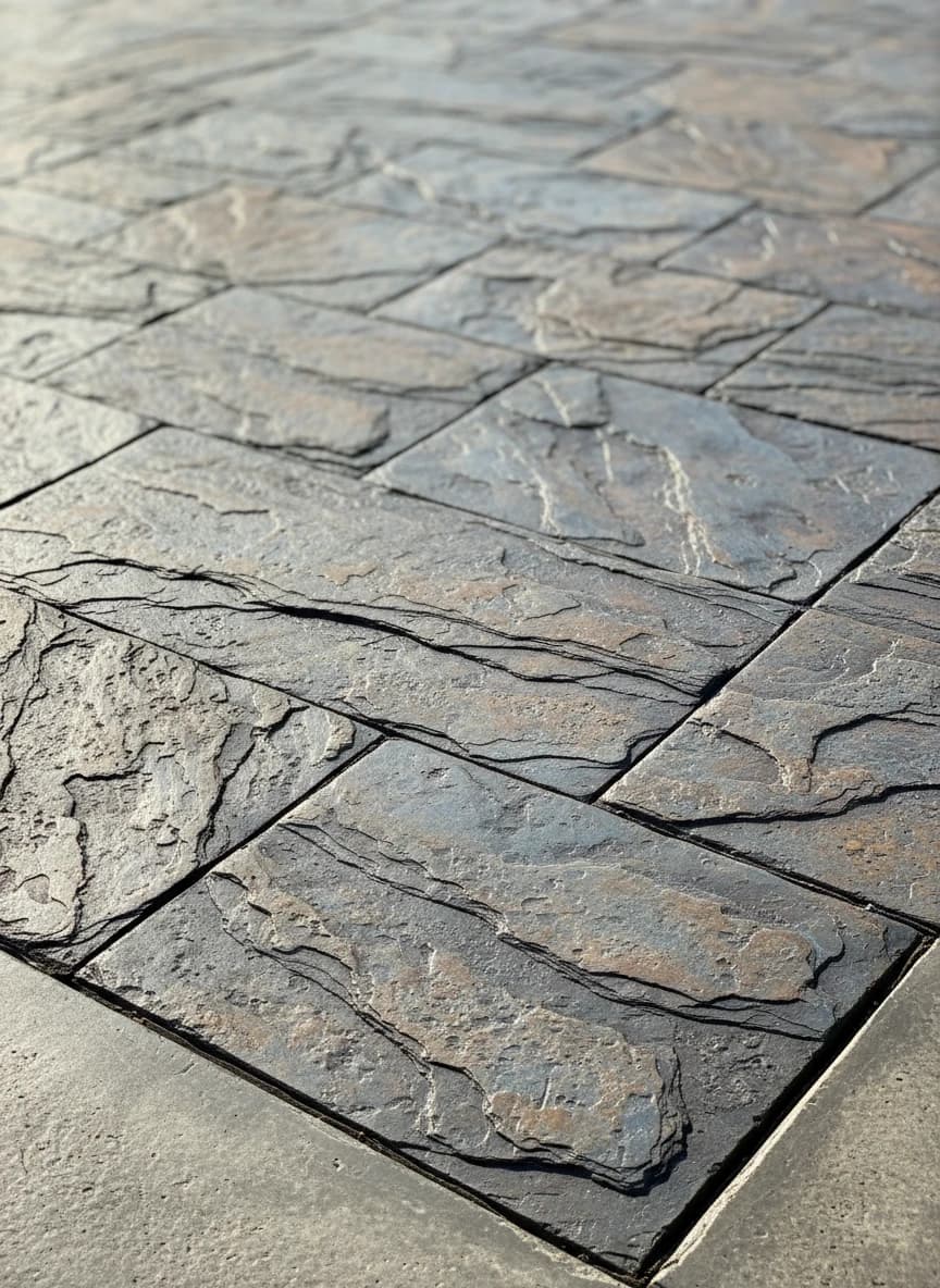 Stamped Concrete Services in Windsor detail
